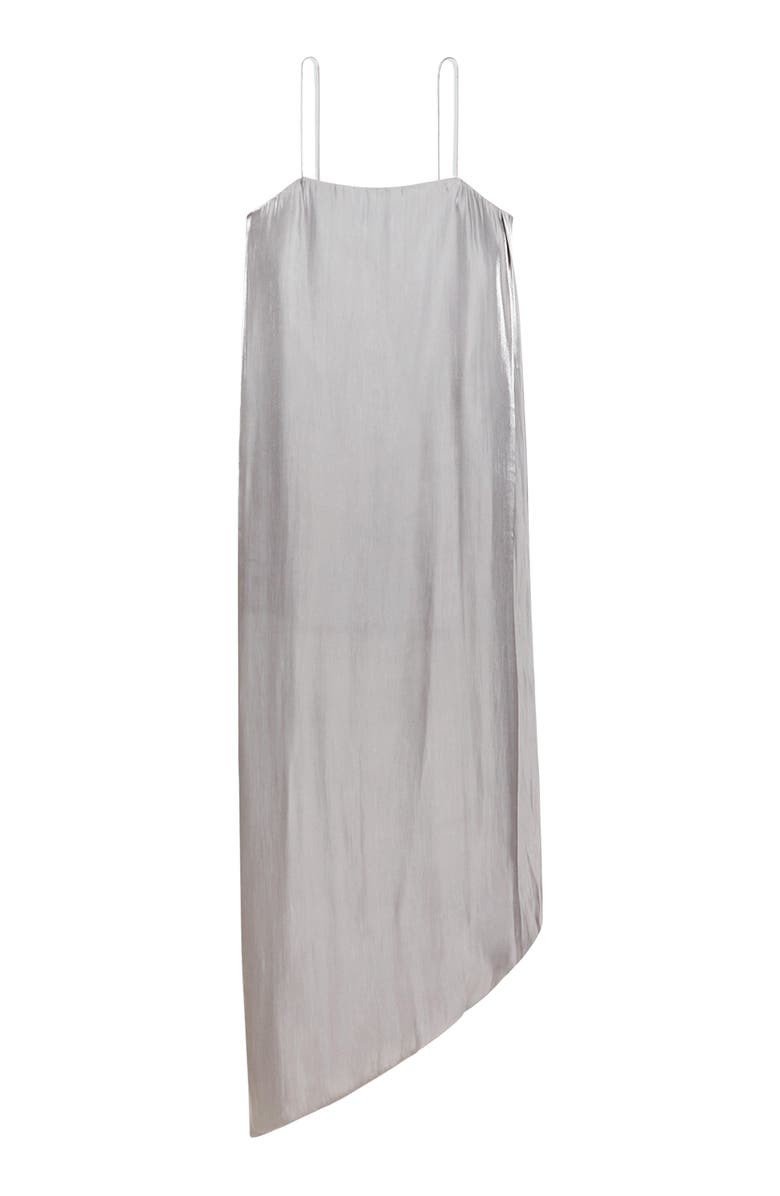 Helmut Lang Fluid Asymmetric Hem Maxi Dress, Alternate, color, Cloud