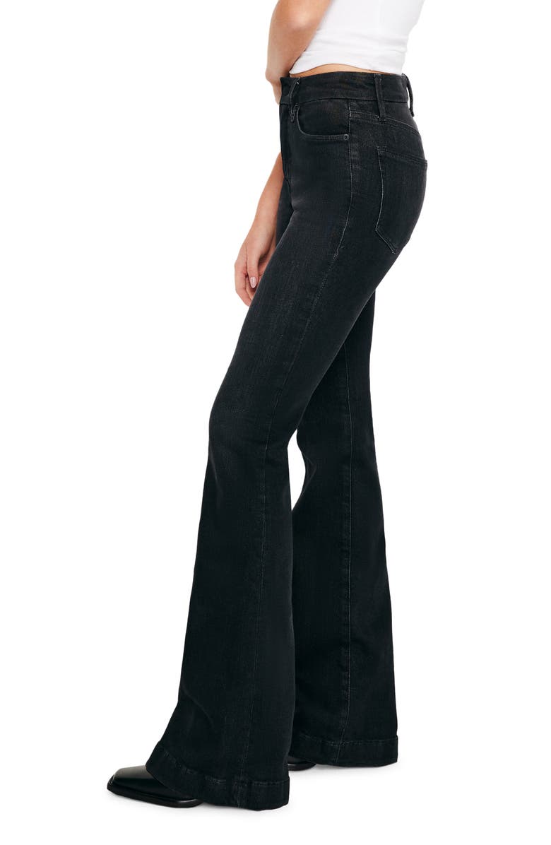 Good American Good Legs Flare Jeans, Alternate, color,