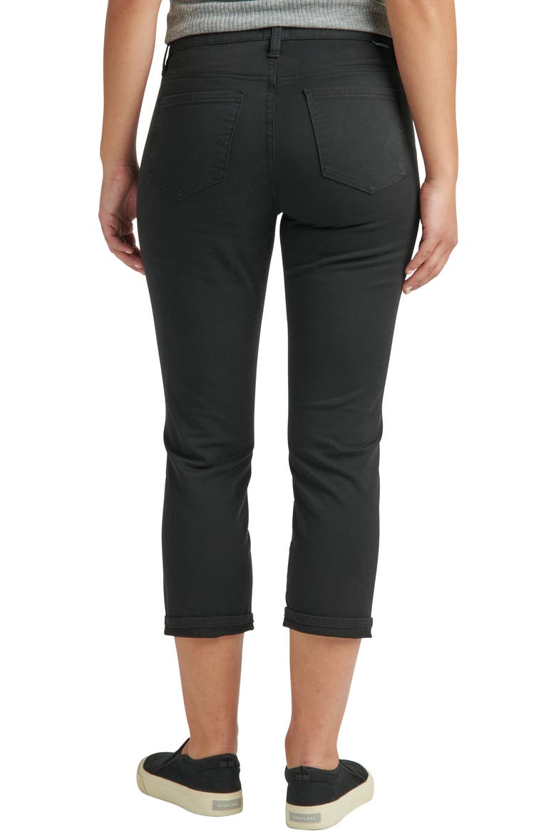 Jeans Cecilia Capri Pants, Alternate, color, BLACK