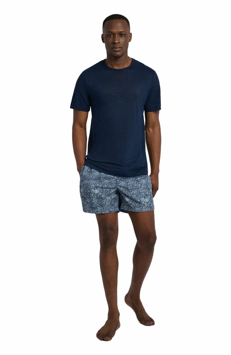 Onia Charles 5" Swim Trunk, Main, color, Deep Navy Multi