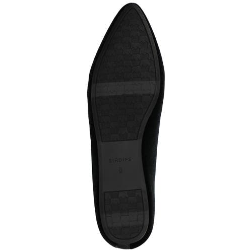 Birdies The Sparrow Loafer Velvet Jewel In Black