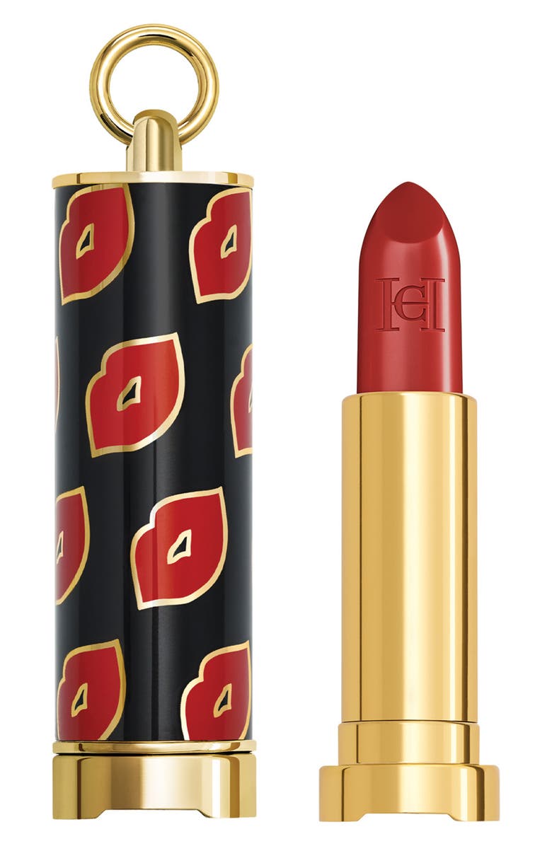 Carolina Herrera Fabulous Kiss Satin Refillable Lipstick, Main, color, 342 Moka Craze