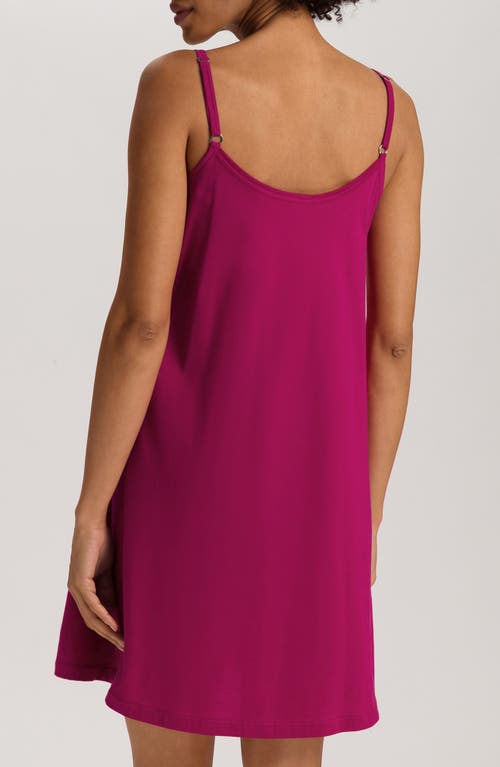 Shop Hanro Juliet Babydoll Chemise In 2490 - Rose Pink
