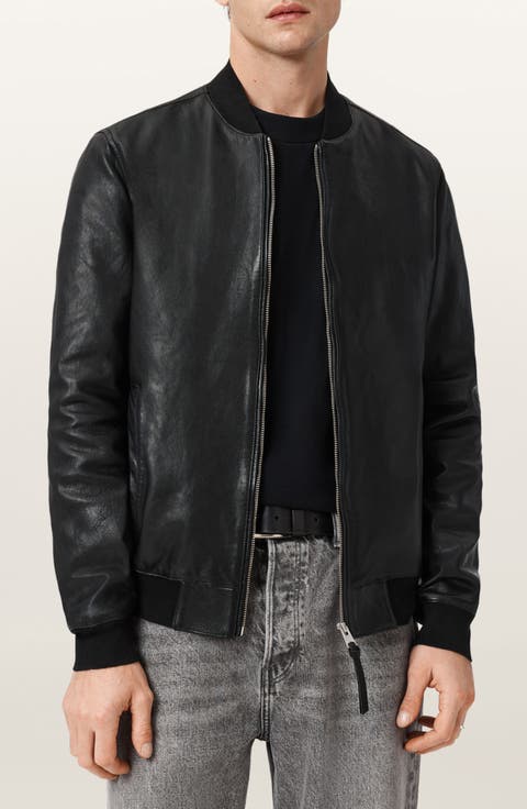 Morten Leather Bomber Jacket