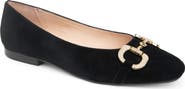 patricia green Cannes Crystal Horsebit Flat