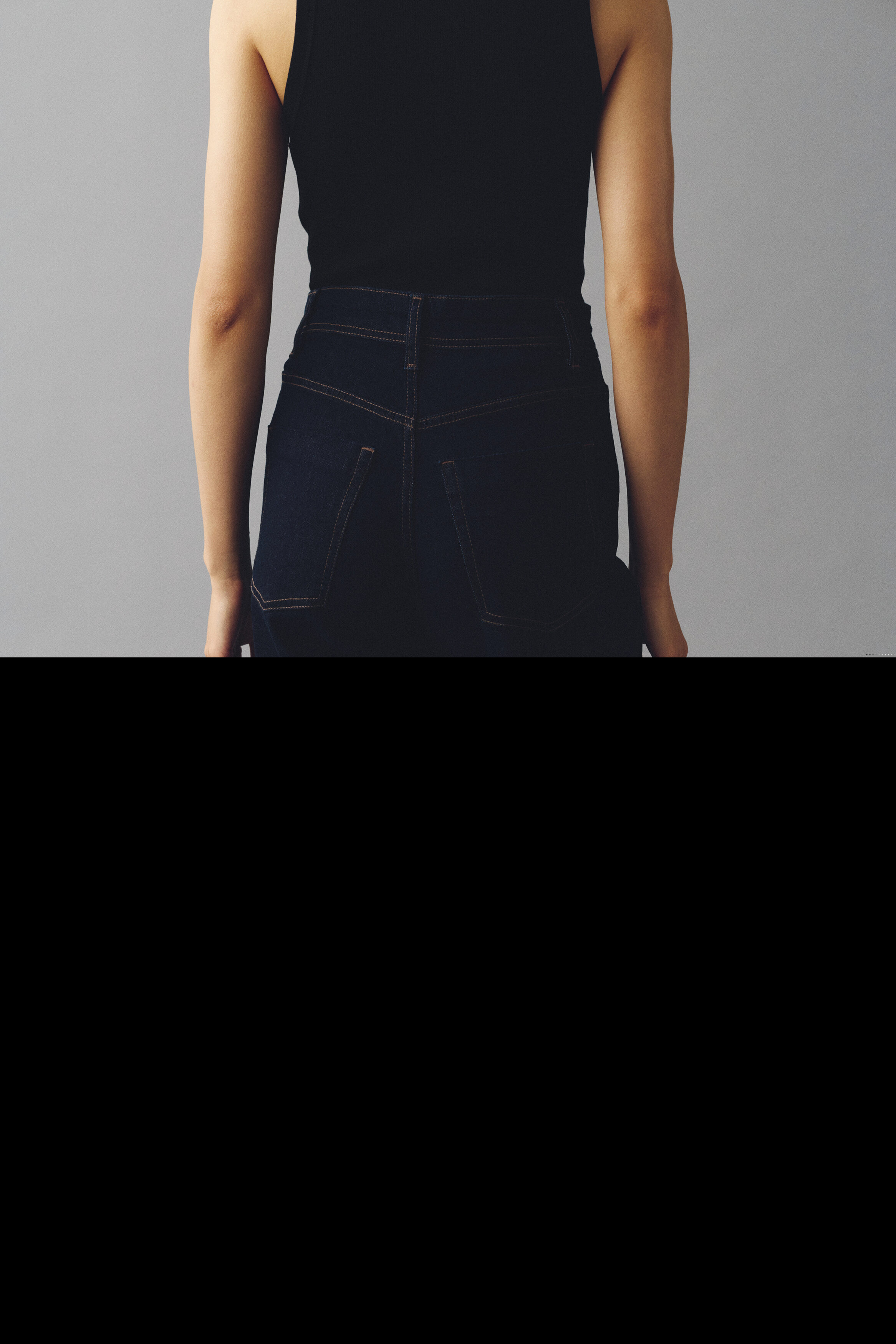 Wide High Jeans, Alternate, color, Dark denim blue