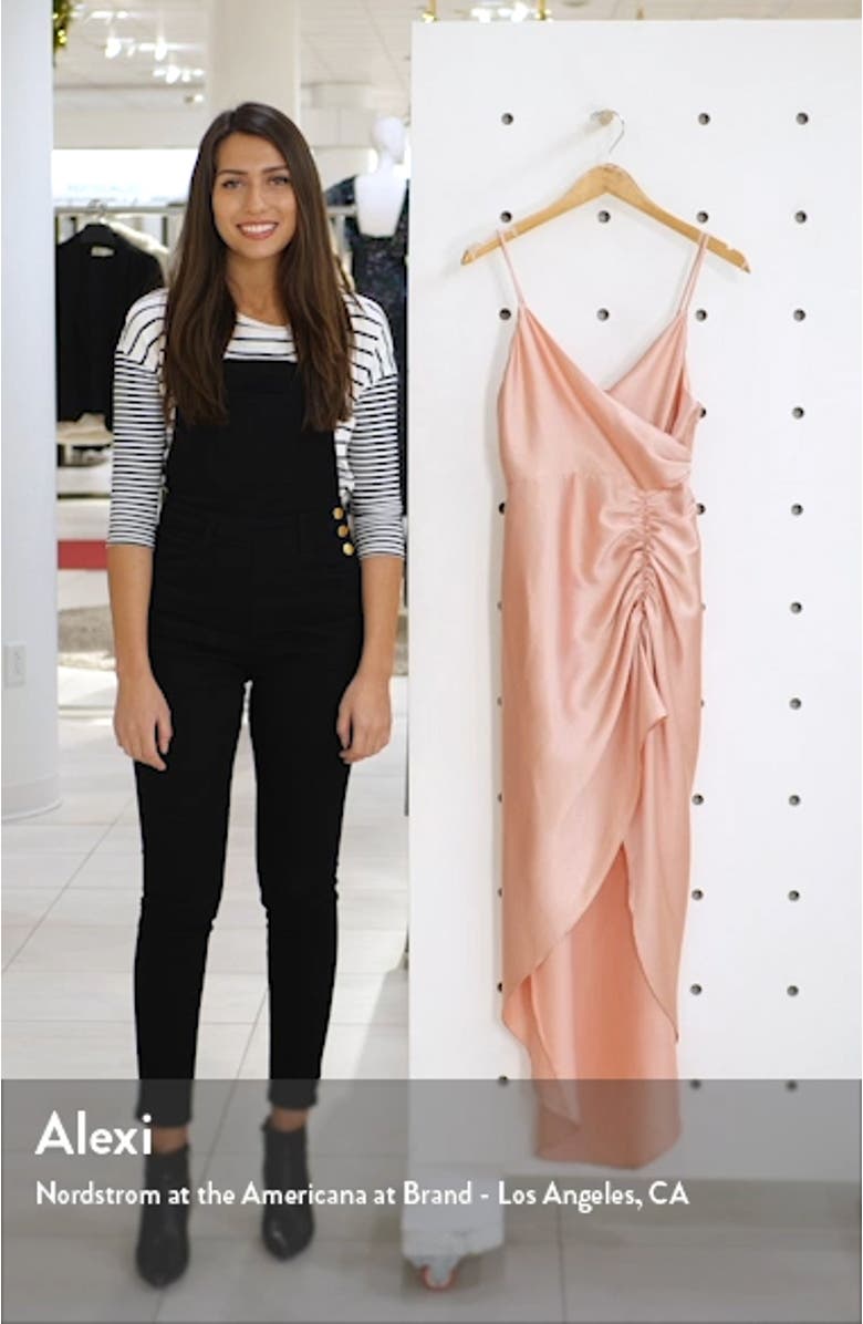 Bridgette Ruched Slit Gown, sales video thumbnail