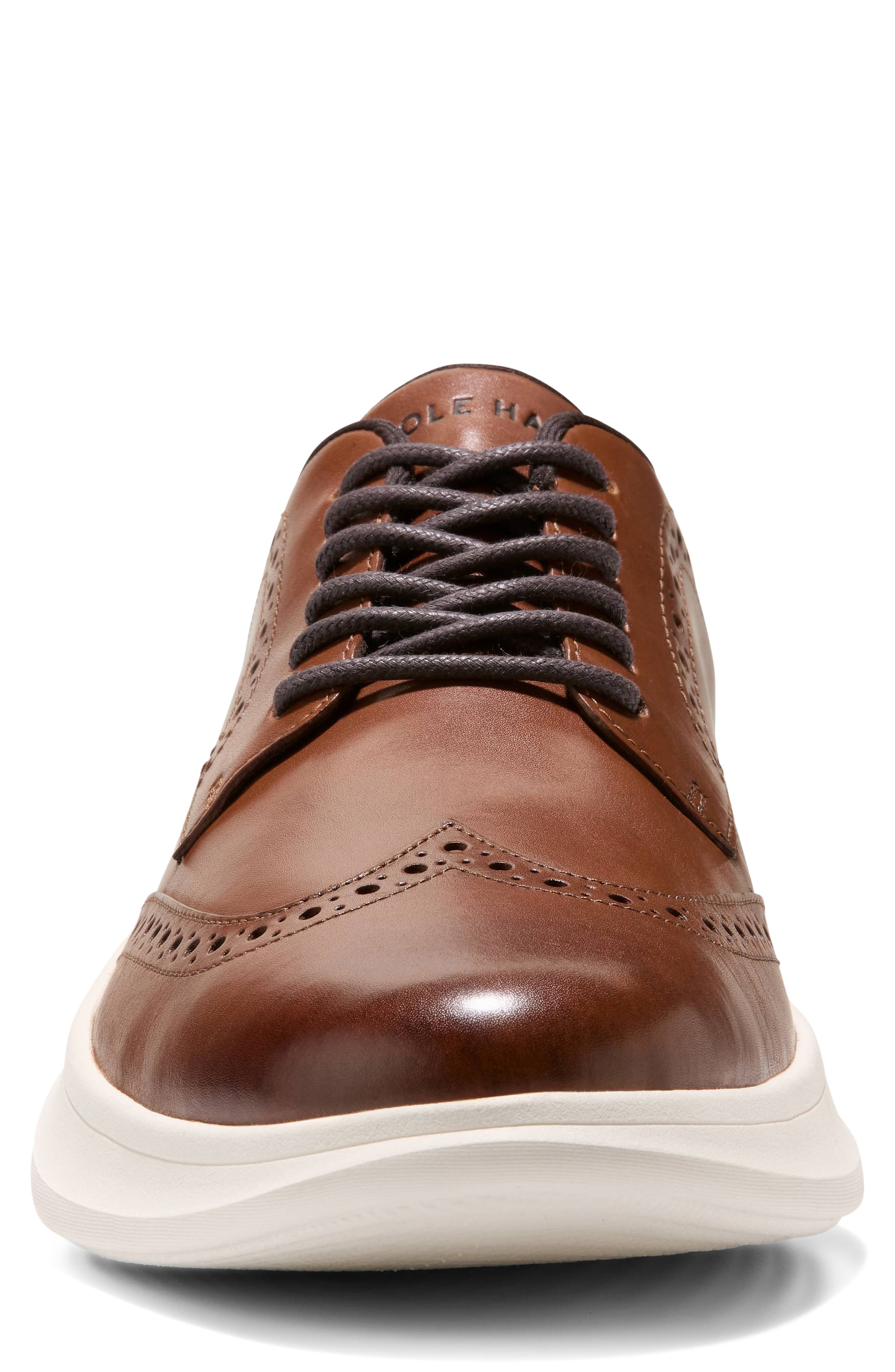 Grand Aerion Wingtip Oxford, Alternate, color, BRITISH TAN / IVORY