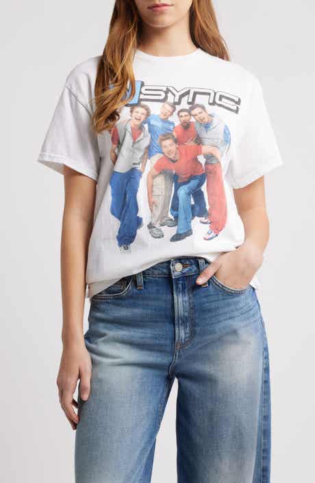 Junk Food Oversize NSYNC Boyfriend Graphic T-Shirt