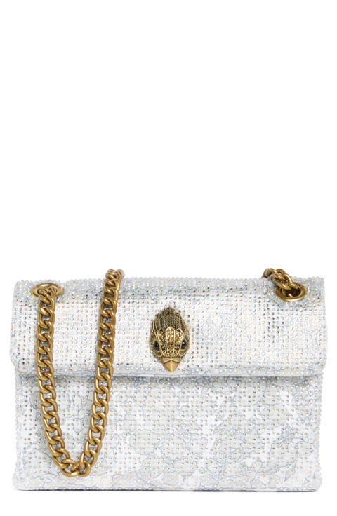 Mini Fabric Kensington Crystal Crossbody Bag
