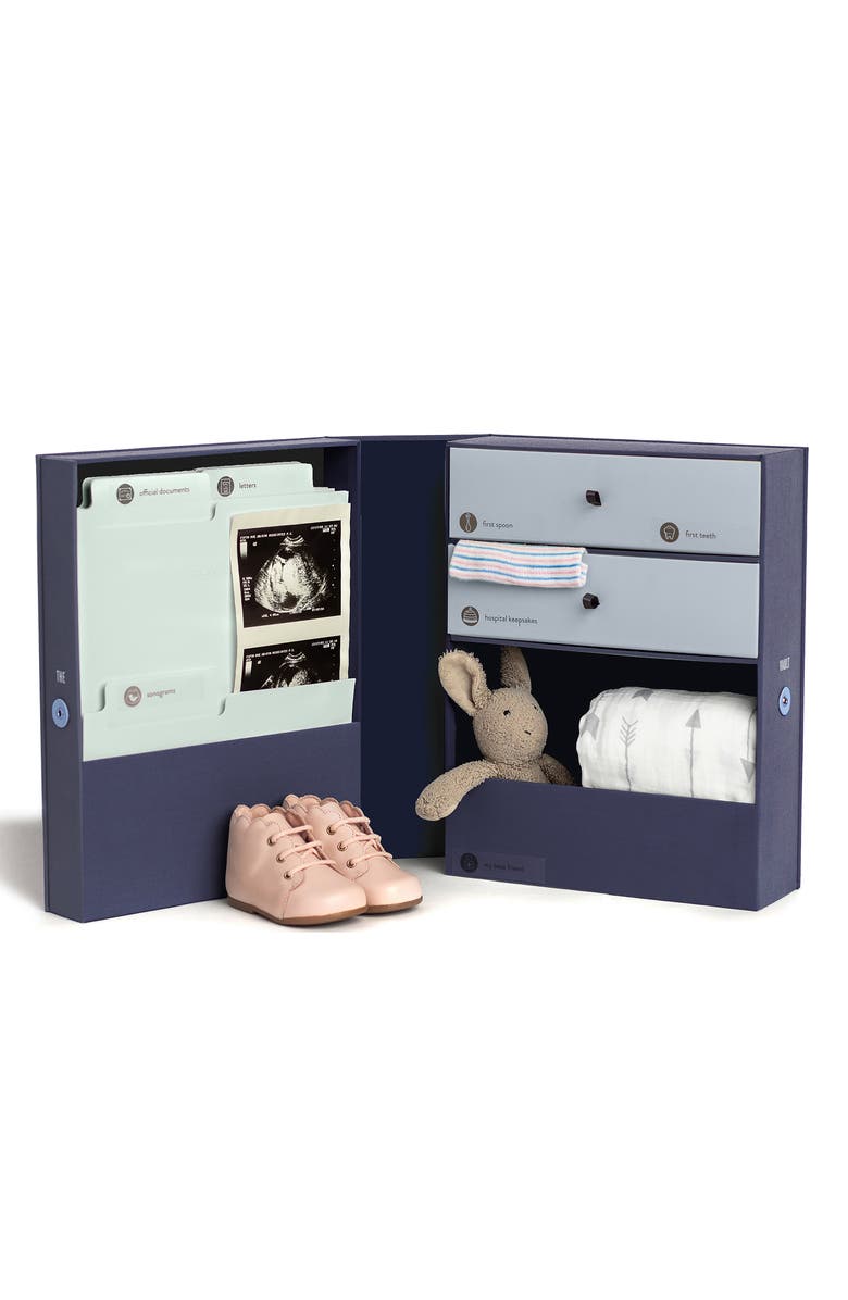 Savor Vault Baby Keepsake Box, Alternate, color, Something Blue