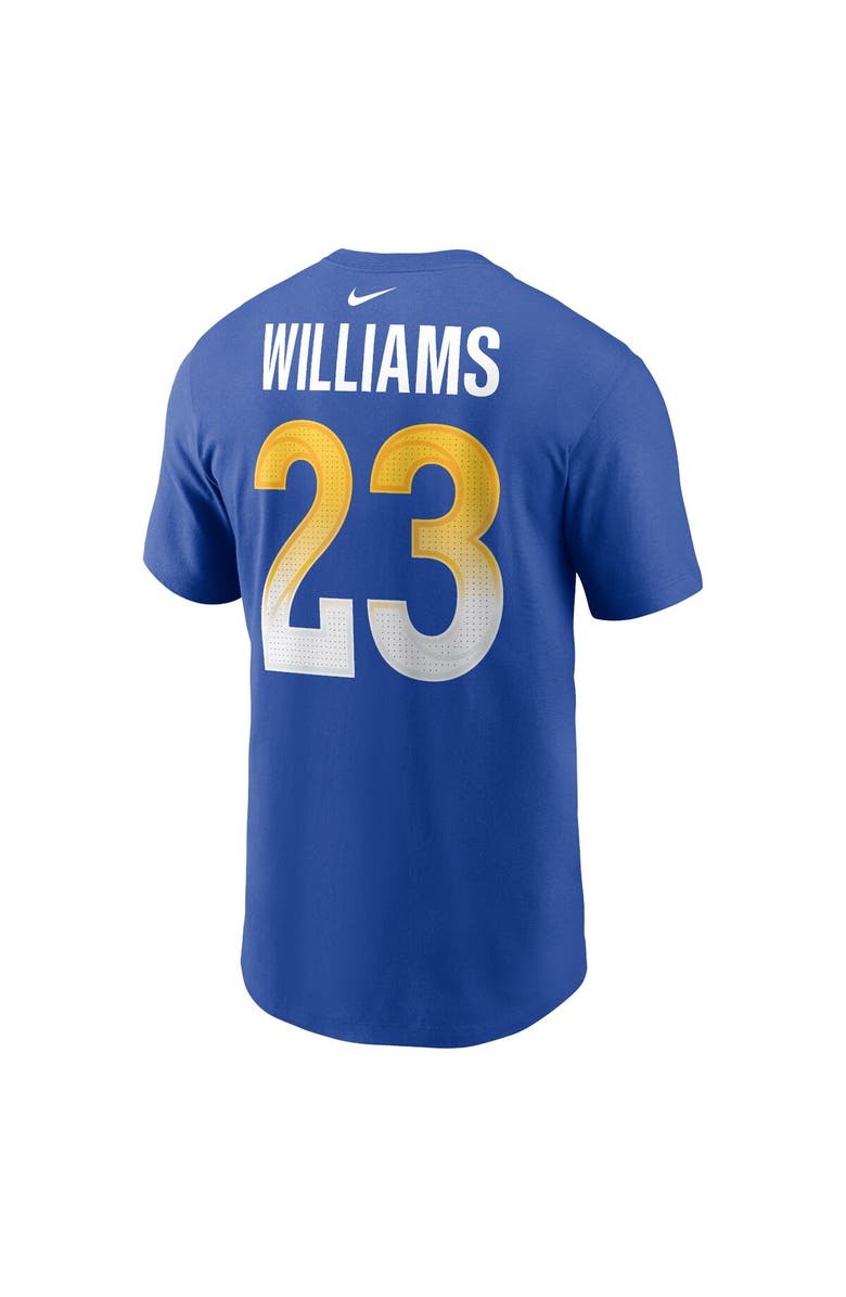 Nike Men's Nike Kyren Williams Royal Los Angeles Rams Player Name & Number T-Shirt, Alternate, color, Royal