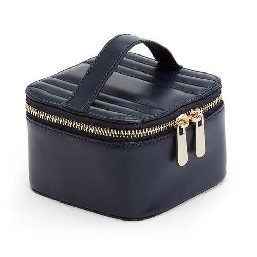 Wolf Maria Zip Jewelry Cube In Blue
