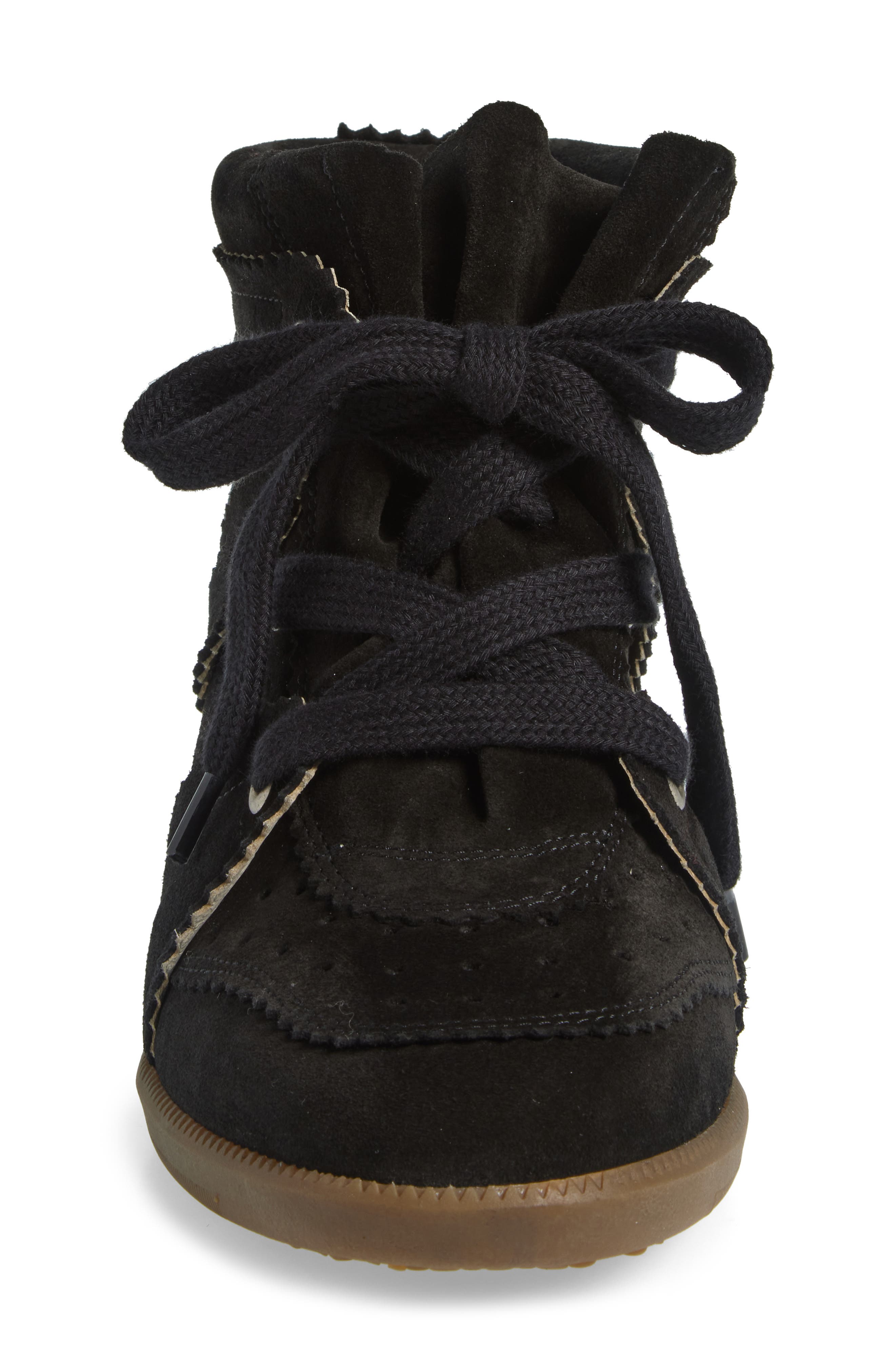 Isabel Marant Bobby Hidden Wedge High Top Sneaker, Alternate, color, 