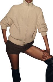 Reformation Joann Wool Zip Jacket