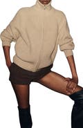 Reformation Joann Wool Zip Jacket