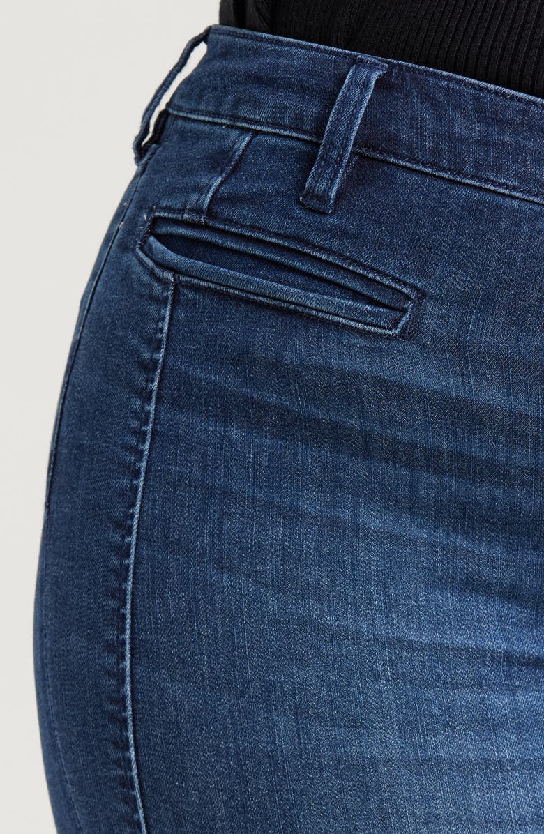 Liverpool Los Angeles Hannah Frayed Crop Flare Jeans, Alternate, color,