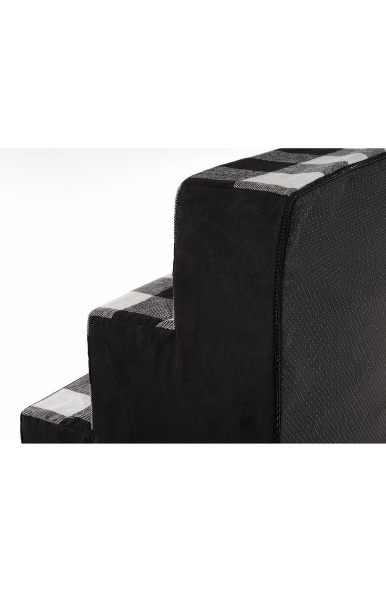Precious Tails Plaid High Density Foam Pet Stairs, Alternate, color,
