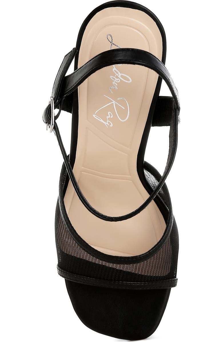 LONDON RAG Sunisa Mesh Strap Sandal, Alternate, color,