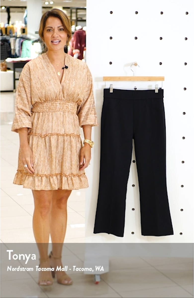 The Perfect Black Pant - Crop Flare Pants, sales video thumbnail
