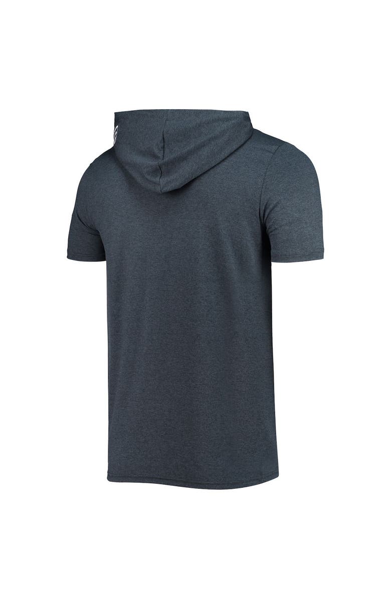 New Era Men's New Era Heathered Navy Tennessee Titans Team Brushed Hoodie T-Shirt, Alternate, color, Navy