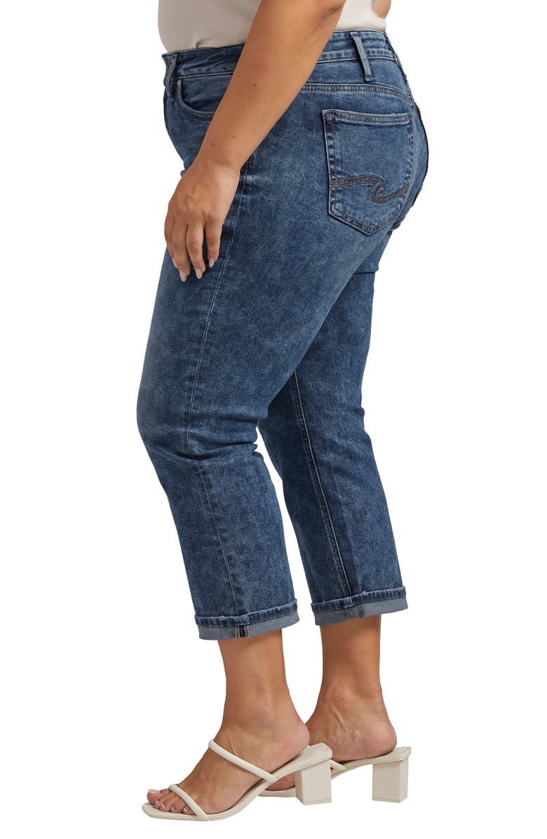 Silver Jeans Co. Suki Capri Jeans, Alternate, color, 