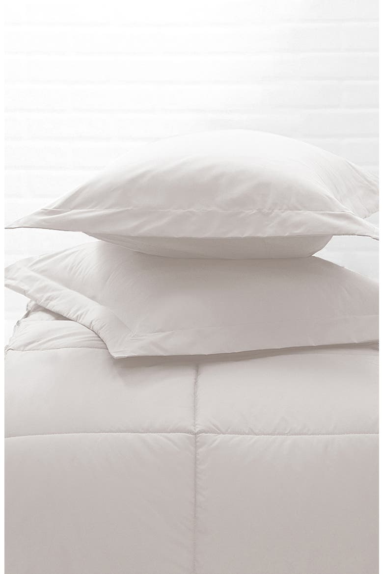 Cotton Twill Sham, Main, color, WHITE