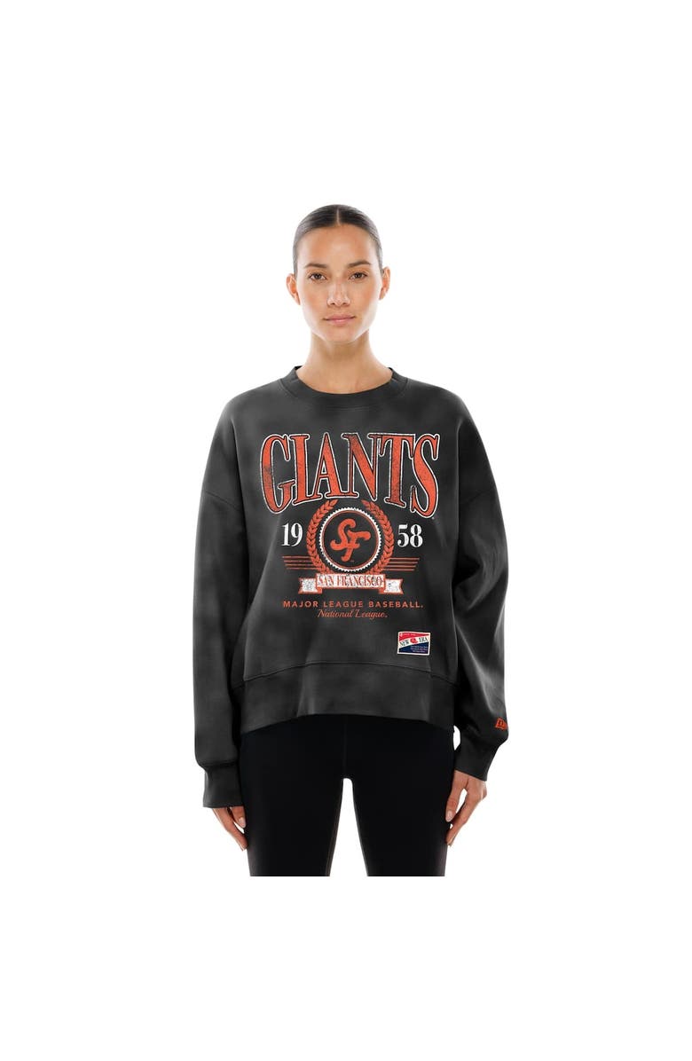 New Era Women's New Era  Black San Francisco Giants 2025 City Connect Pullover Sweatshirt, Main, color, 