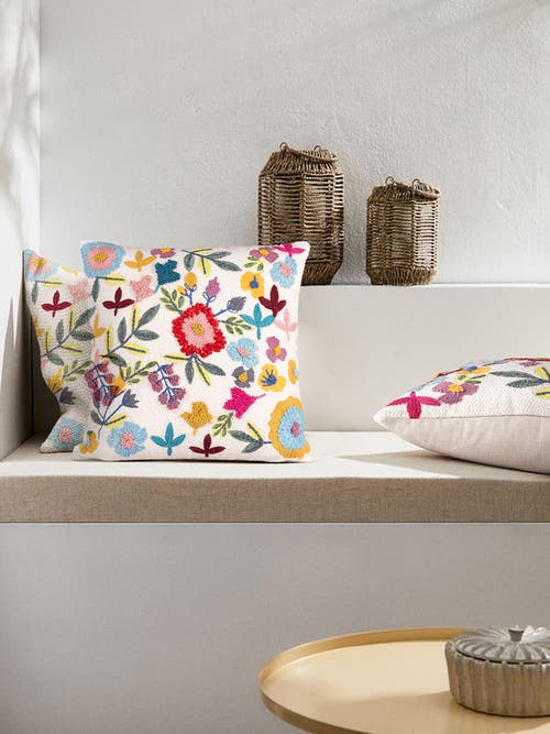 Gauri Kohli Lisbon Throw Pillow Cover In Multi