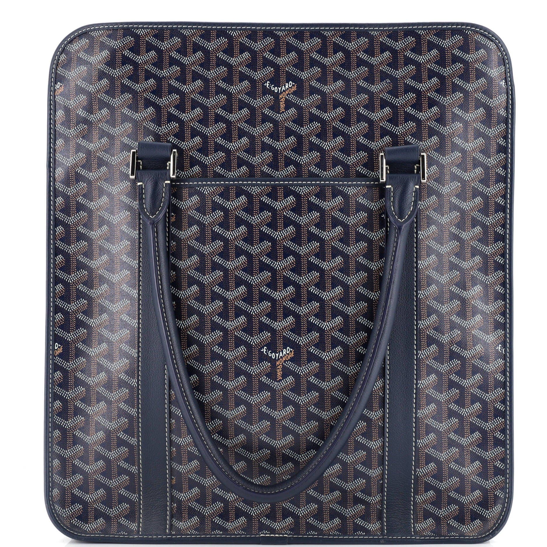 Pre-Owned Goyard Bourgogne Bag Coated Canvas, Main, color, 