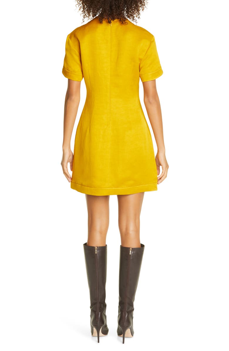 Khaite The Marcia Washed Linen Dress, Alternate, color, 