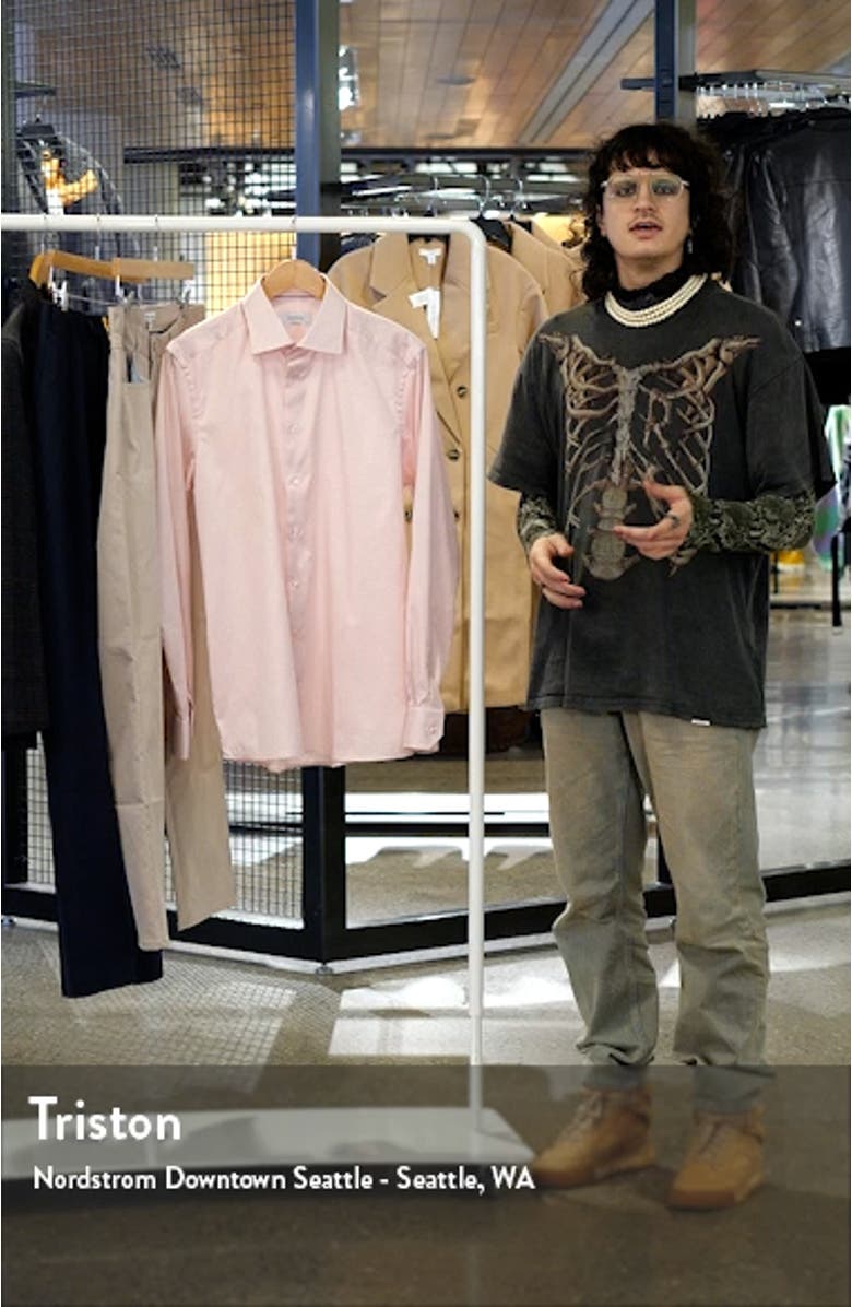 Contemporary Fit Check Dress Shirt, sales video thumbnail