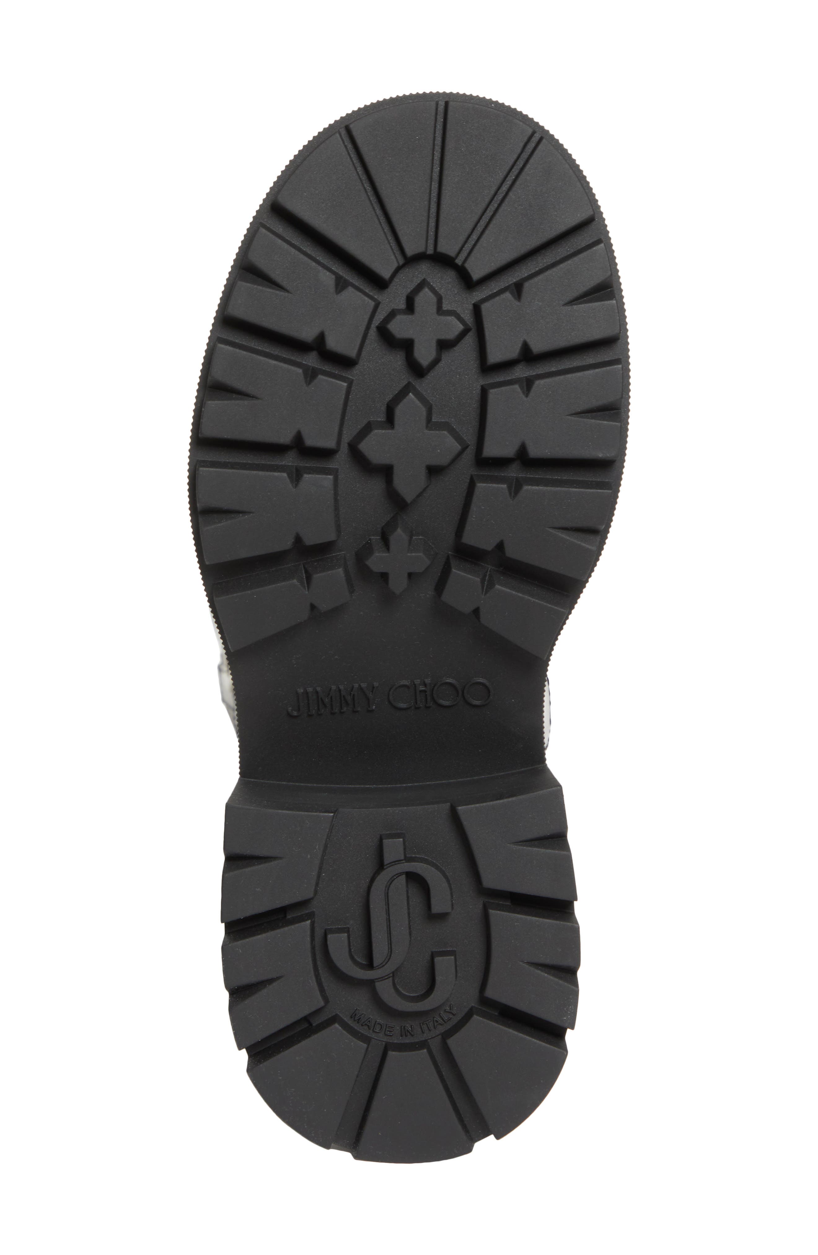 Jimmy Choo Tamsin Lug Sole Knee High Boot, Alternate, color, Black/ Black