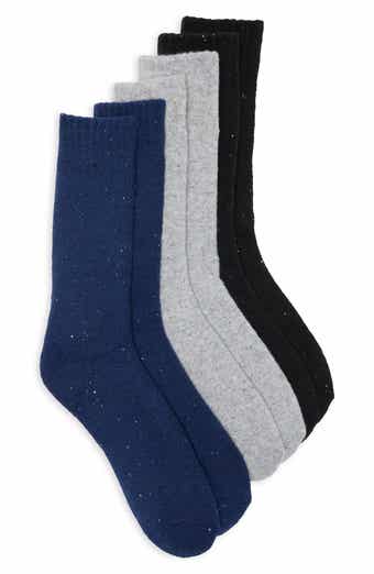 Cozy Fleck Crew Socks
