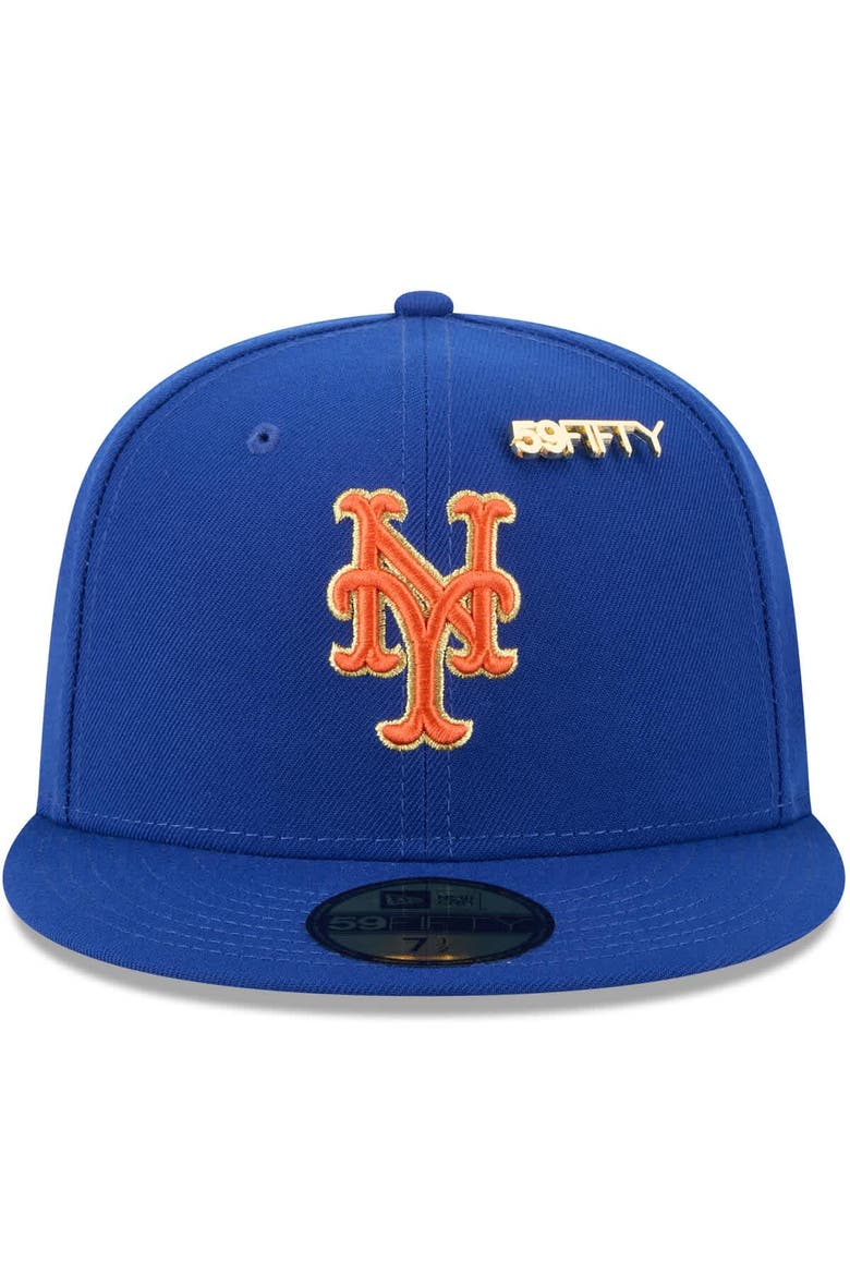 Men's New Era  Royal New York Mets 2025 59FIFTY Day 59FIFTY Fitted Hat with Pins, Alternate, color, Royal