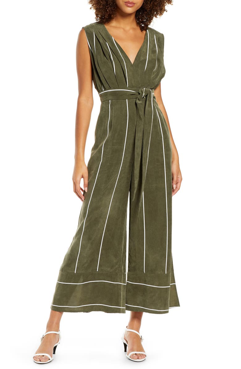 SANCIA Pia Sleeveless Split Wide Leg Jumpsuit, Main, color,