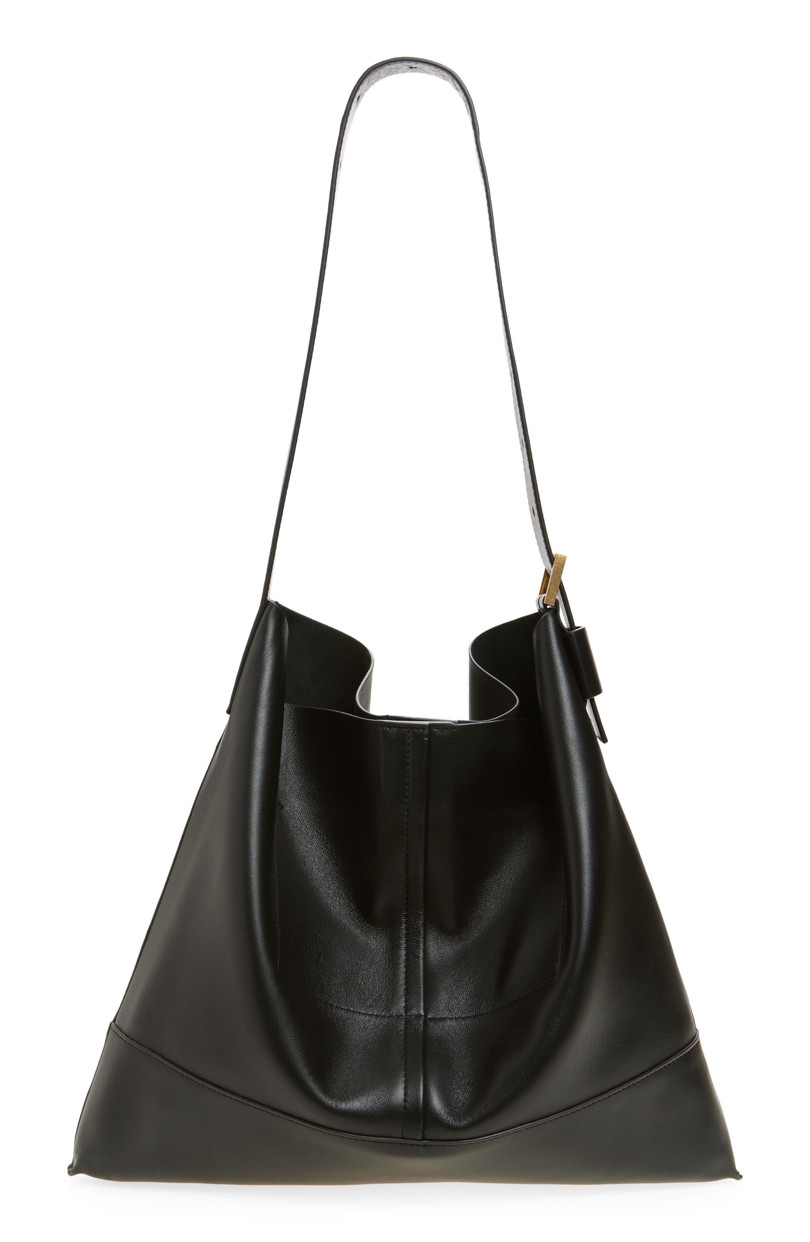 AllSaints Medium Asha Shoulder Bag, Alternate, color, Black