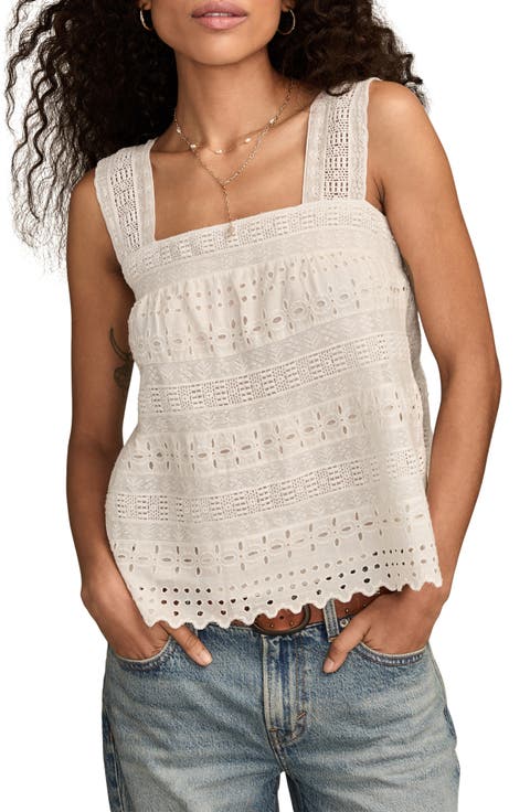 Women's Eyelet Tops | Nordstrom