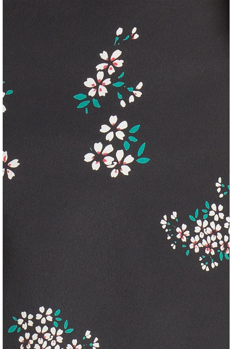 Print Peplum Camisole, Alternate, color, BLACK