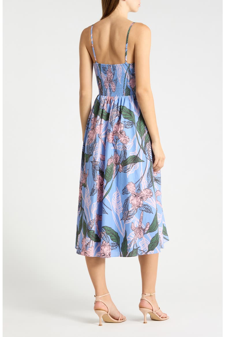 Eddi Cotton Maxi Dress, Alternate, color, PERIWINKLE INKED IRIS