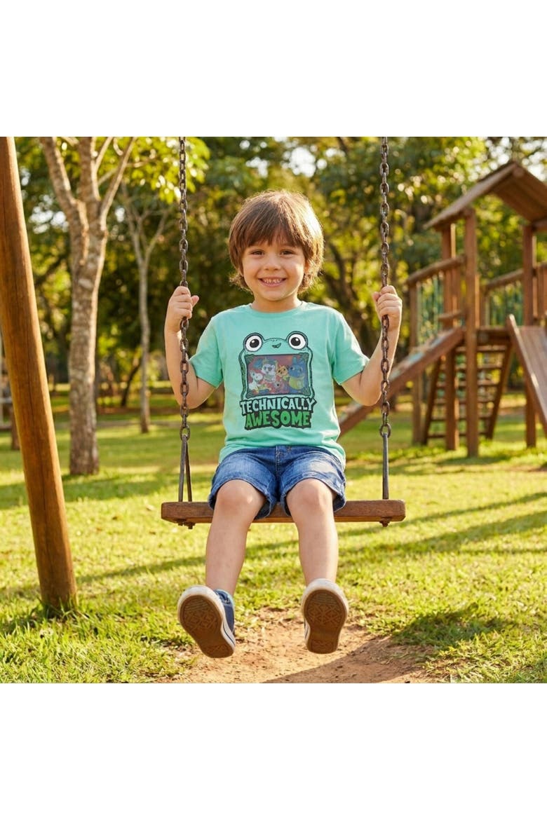Toy Story Holographic Short Sleeve T-Shirt, Alternate, color, Toy Story Mint Green