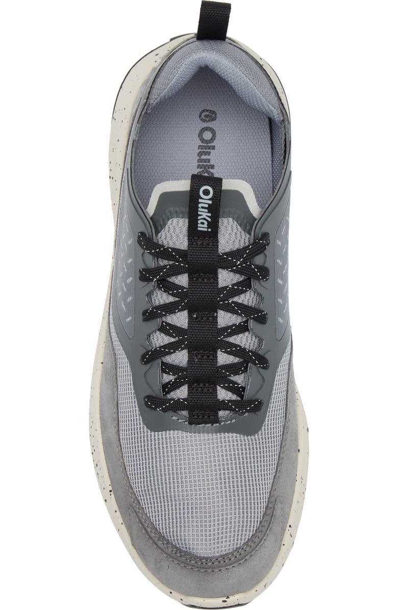 OluKai Makiki Water Resistant Trail Sneaker, Alternate, color, Cloud Grey / Poi