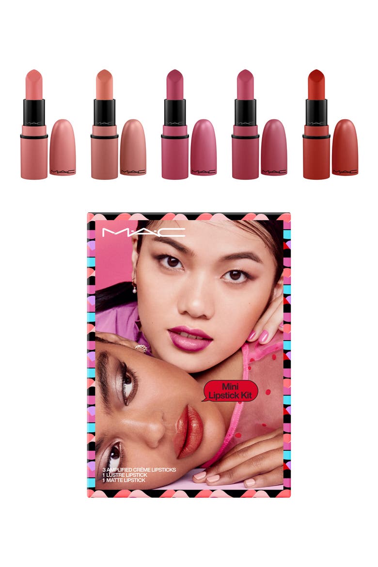 MAC Haute Gossip Mini Lipstick Kit, Alternate, color, NO COLOR
