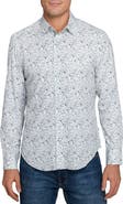 Brooklyn Brigade Botanical Print Woven Long Sleeve Basic