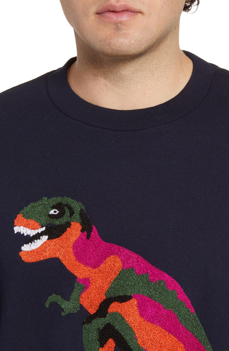 Bonobos Bouclé Dino Sweatshirt, Alternate, color, 