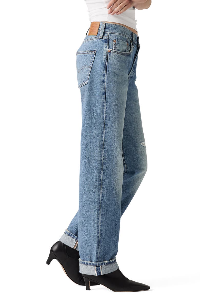 Levi's 501<sup>®</sup> '90s Straight Leg Jeans, Alternate, color, Fresh Plan Selvedge