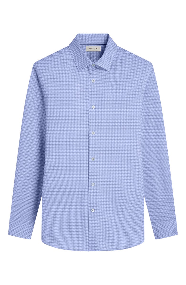 Bugatchi Jules OoohCotton<sup>®</sup> Grid Print Button-Up Shirt, Alternate, color,