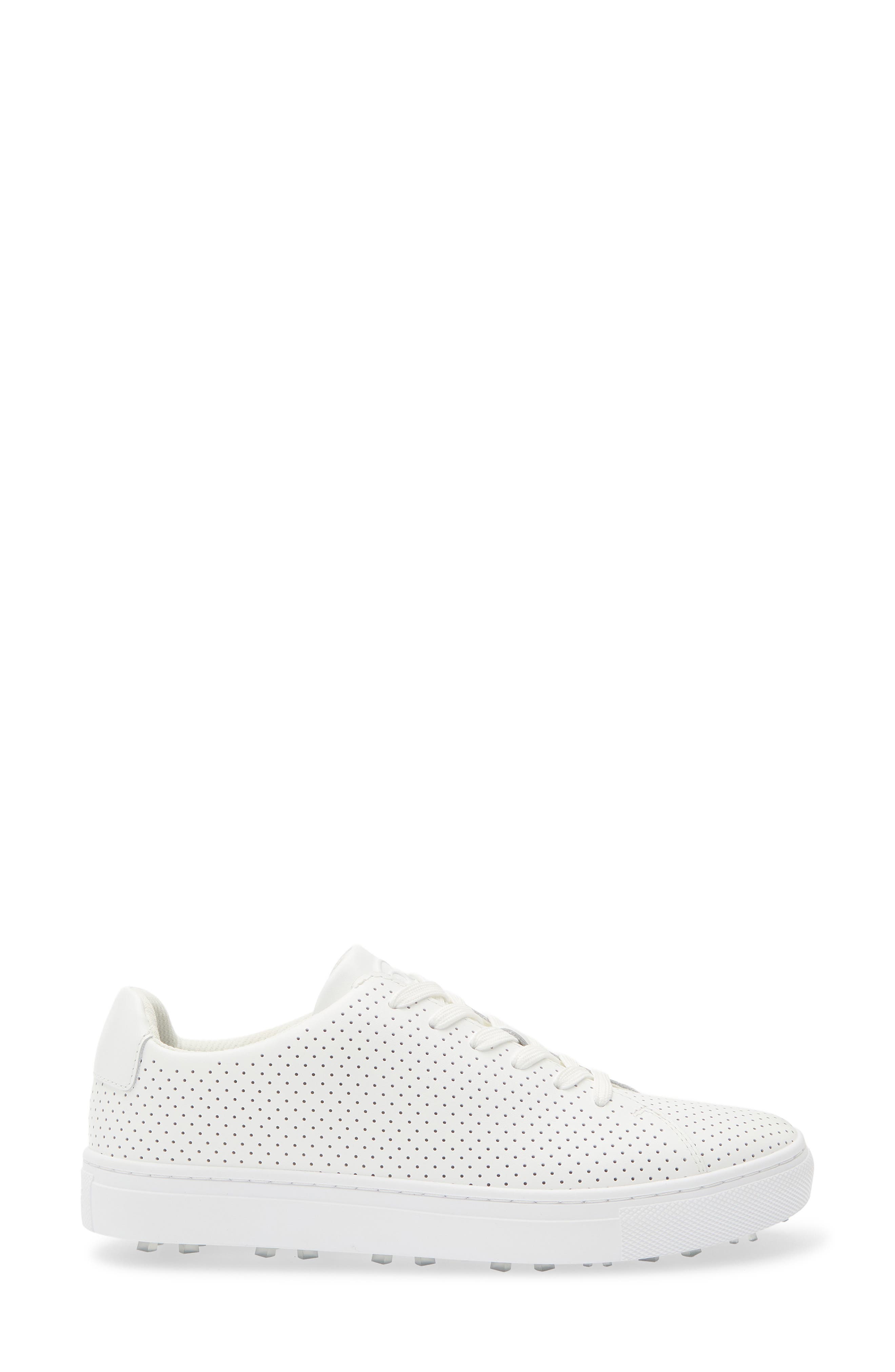 Durf Perforated Golf Shoe, Alternate, color, SNOW