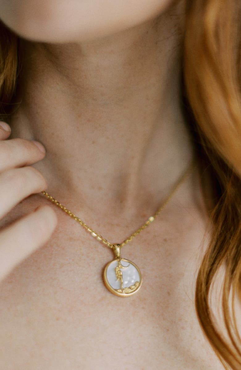 Freya Rose Zodiac Pendant, Alternate, color, Virgo