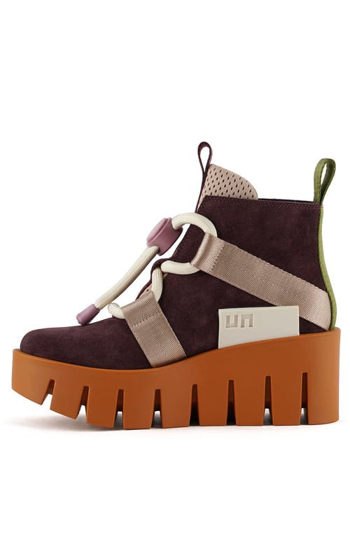 United Nude Grip Nomad Lo Platform Lug Bootie In Multi